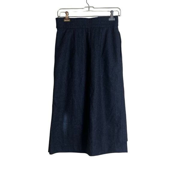 Escada Elegant dark grey 100% wool Midi Skirt - Picture 12 of 12